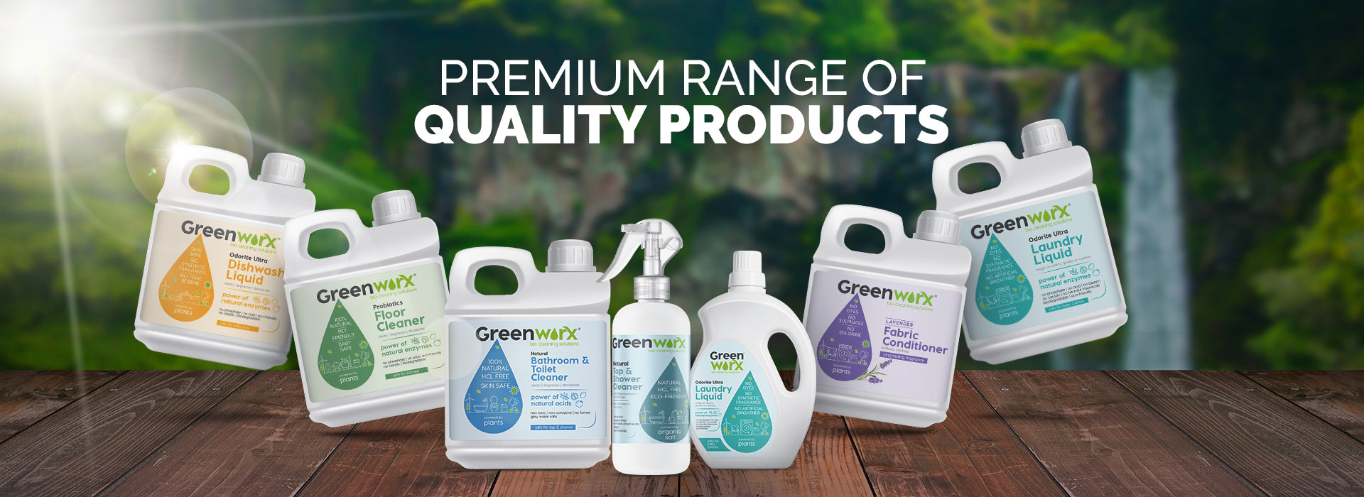 Greenworx 100 Plant Based Eco Friendly Cleaning Products